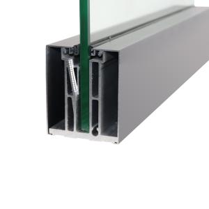 5-10 Years Guarantee U Channel Glass Railings for Balcony Modern and Minimalist