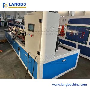 PVC PE Plastic Pipe Slotting Threading Machine PP PE PVC Pipe Slotting Grooving