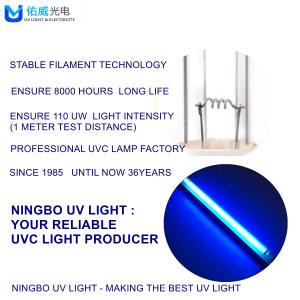 G13 UVC Disinfection Lamp T8 UV Sterilizer Wall Mount Sterilization