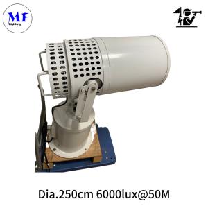 350° 600W 4000K-4500K LED Search And Rescue Light ≥3000m Distance For Fishery