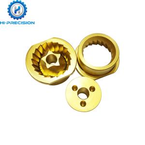 7 Cores Conical Titanium 64mm Flat Burr For Electric Coffee Grinder