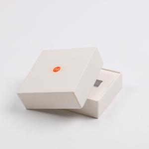 Minimal U Disk Rigid Box Art Paper Packaging Box For Smart Device Electronics