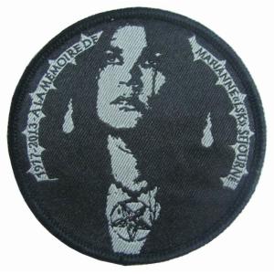 Machine Custom Woven Patches Laser Cut Border For Cap And Clothing