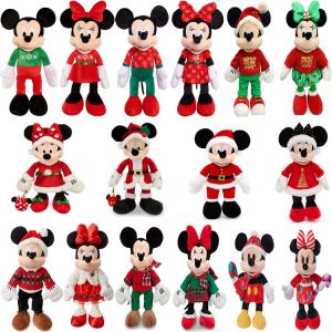 China Disney Christmas Minnie Mouse and Mickey mouse Soft Plush Toys on sale
