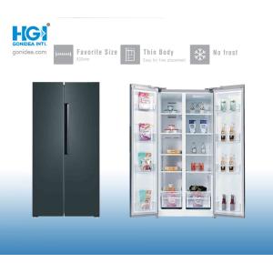 Cheap CB 503L Double Door Side By Side Fridge R600a Free Standing Refrigerators for sale