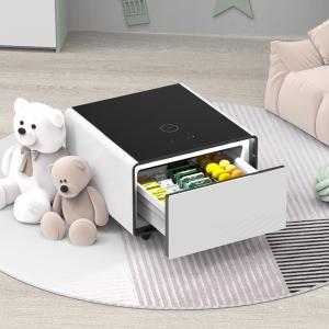 Primst Summer Multifunctional Refrigerator Coffee Table for Apartment Wireless