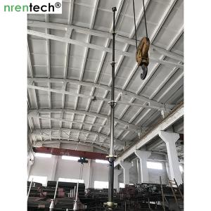 9m lockable pneumatic mast 50kg payloads-NR-2200-9000-50L/ antenna telescopic