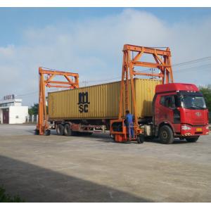 Different Lift Height Gantry Container Crane , Port Gantry Crane 40 Ton Loading