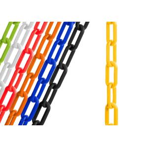High Visibility PE Material Plastic Barrier Chain with Injection Structure for