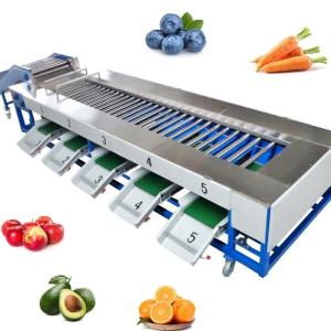 Fruit Weight Selecting Fruit Vegetable Processing Machine For Grading Sorting