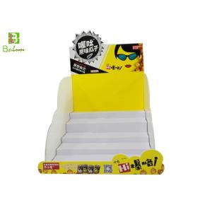 5 Ladders Snacks Melon Seeds Point Of Sales Cardboard Display Holder Packaging