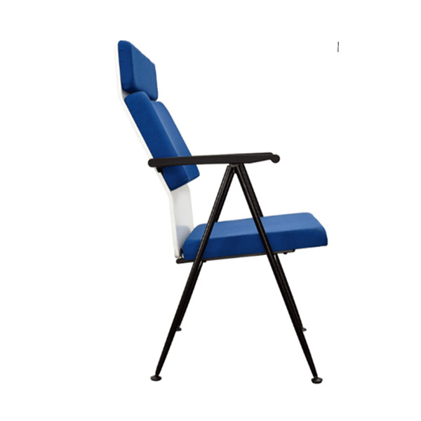 Steel Tuble Frame Plywood Backrest Student Desk Chairs Customizable