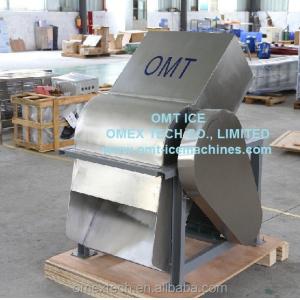 Cheap Industrial Ice Crusher for 100kgs Ice Block 2.2-7.5KW Input Power 10-100ton/24hrs Quantity/Min for sale