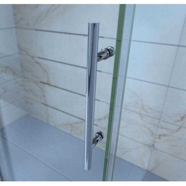 Hinge open zhejiang shower enclosure with stainless steel 304 accessories 6mm temper glass