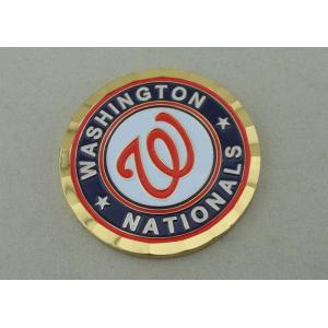 Soft Enamel Personalized Coins With Brass Material And Gold Plating
