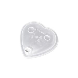 Disposable PP creative heart-shaped 700ml milk tea juice cola plastic cup