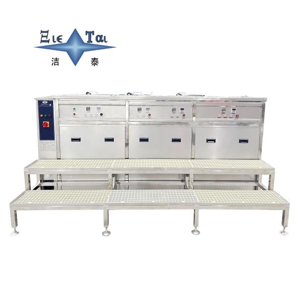 Customized Manual Ultrasonic Cleaner 40KW Ultra Cleaning Machine With Rinsing