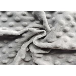 FDY Fabric Super Bubble fabric Warp Knit Minky Dot Plush Fabric For Baby Blanket
