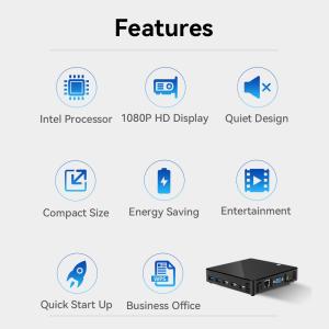 Intel Celeron 1007U DDR3 Up To 8G Mini PC With Single LAN Windows 10 And Linux
