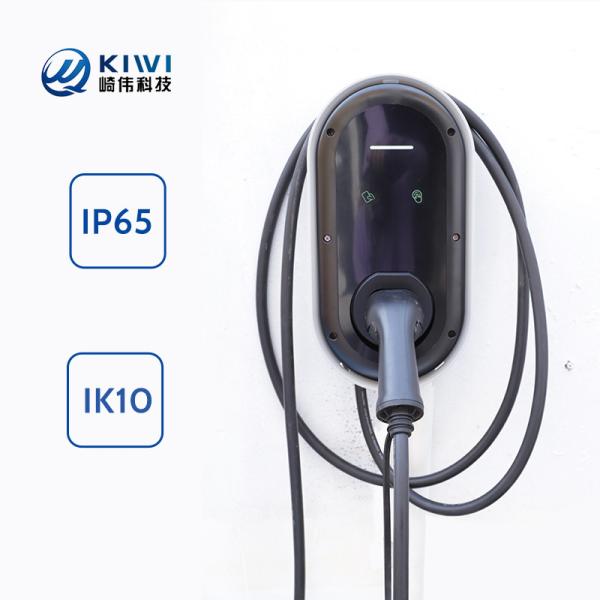 Quality 3.5KW Wall Box EV Charger for Red Tesla Outdoor Charging Pile Grid Frequency 50Hz±10Hz wholesale