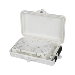 FTTH Indoor 4 core fiber optic distribution box ABS 1x4 mini Fiber splitter