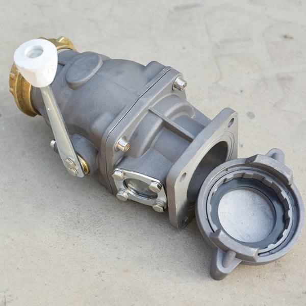 4 Inch Italian Oil Discharge Valve for Loading Oil Trucks Made of Aluminum Alloy
