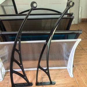 Sturdy Aluminum Alloy Bracket DIY Awnings Parts To Hold Polycarbonate Sheets Securely Under Wind Rain Or Snow Loads