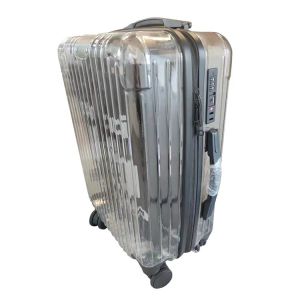 Dry and Wet Separation Transparent Luxury PC Waterproof Hard Shell Carry-on