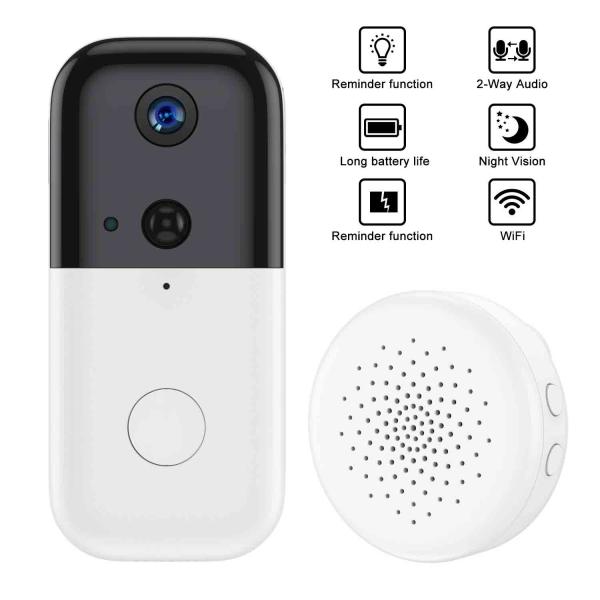 Wireless Video Phone Intercom HD Ring Wifi Doorbell Camera