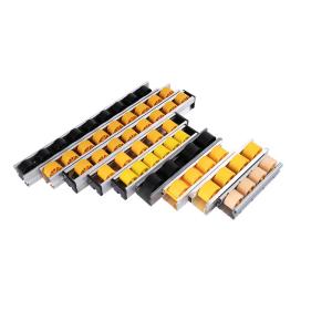 DY-6033 Sheet Metal Frame Pallet Roller Track For Pipe Rack System