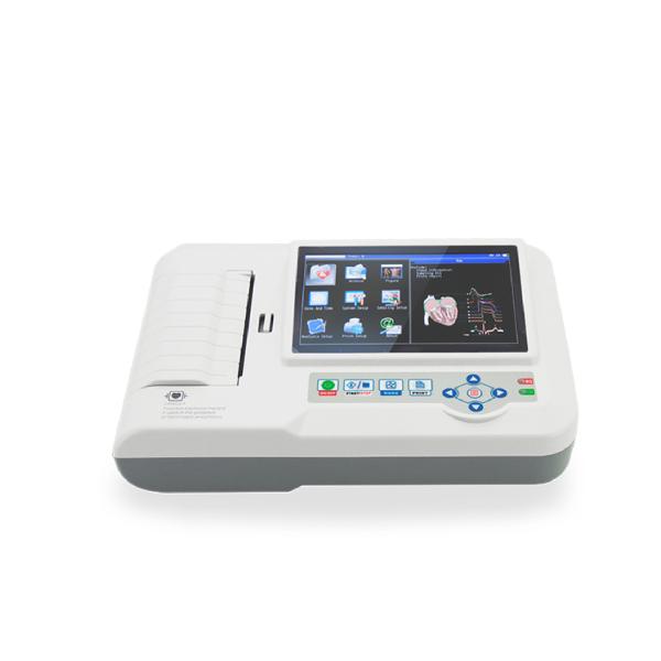 Quality Electrocardiograph Portable Heart Monitor Manual 3 6 Channel Portable 12 Lead ECG Machine wholesale