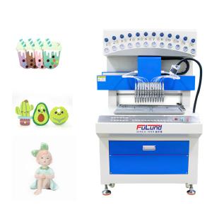 Fulund Fully Automatic pvc silicone drip mold machine for make key chain toys