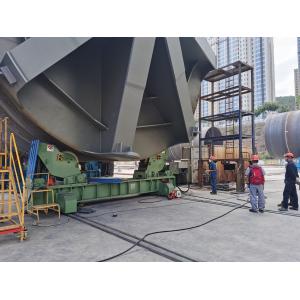 700t Fit Up Rotator Roller Bed 10m Offshore Suction Bucket Assembly Station