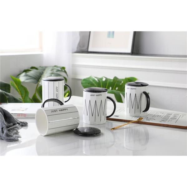 Quality Fine Porcelain 325ml 11oz Stoneware Stackable Coffee Mugs wholesale