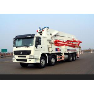 China SINOTRUK HOWO 8x4 Chassis 42M Concrete Pump Truck With 371HP on sale