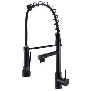 Cheap Gravity Casting Kitchen Faucet with Deck Mounted Installation and Pull Down Sprayer Function for sale