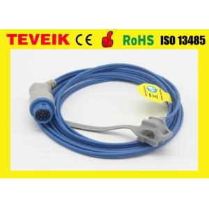 China Mindray 12 Pins PM6000 Reusable Spo2 Sensor With Non Separable Wrap , 3m TPU Cable on sale