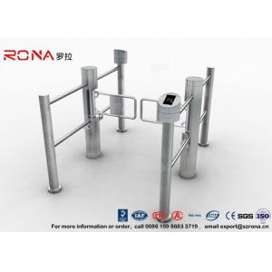 Pedestrian Entrance Automatic Swing Barrier Gate Access Control System With 304