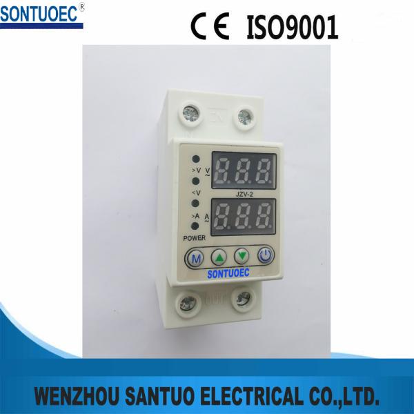 Quality Sontuoec Din Rail Adjustable Automatic Voltage Protector 63A 230V wholesale