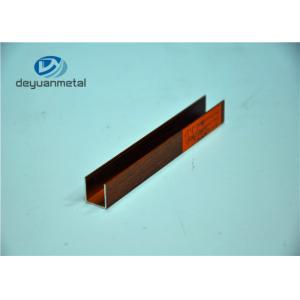 China Durable Anodized Aluminum Extrusions , House Decoration U Shaped Aluminium Profile on sale