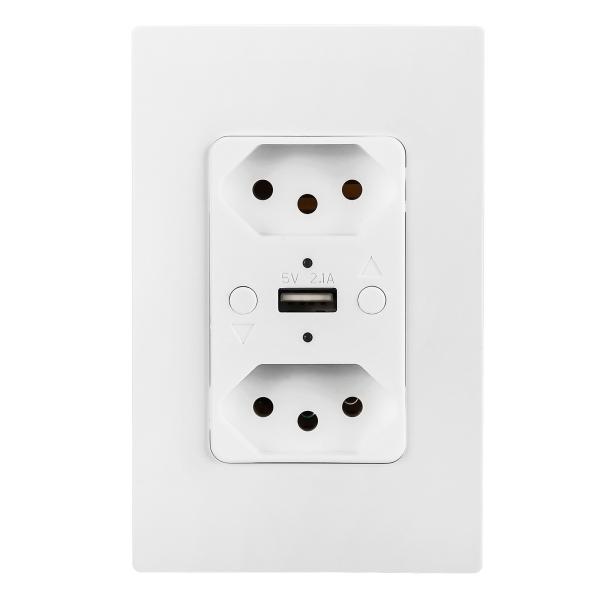 Quality Multi Functional Brazilian Smart WiFi Plug 10A With USB Charging wholesale