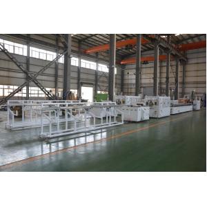 Shenzhen HYPET One Step PE WPC Decking Making Extrusion Machine Line , WPC Co