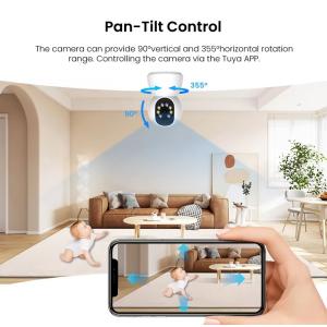 Security Camera Mini Wireless Wifi Camera Auto Tracking Motion Detection Home