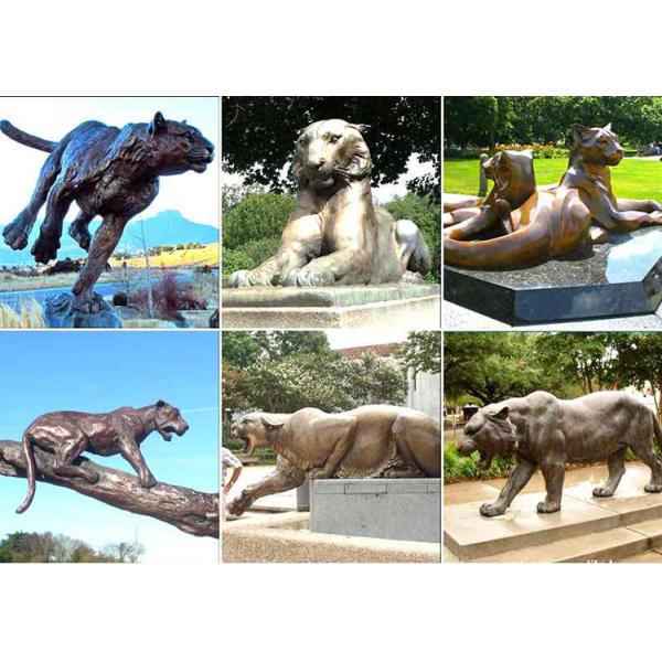 Gnee Garden Outdoor Bronze Polar Bear Sculpture Life Size Customized