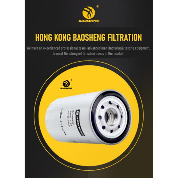 LF16226 C-1316 15607-2190 Excavator Oil Filter For HYUNDAI R215-9 EFI