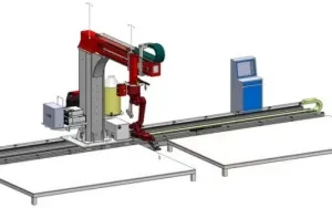 Flexible Teaching-Free Multi-Axis Welding Robot for Hybrid Production Lines