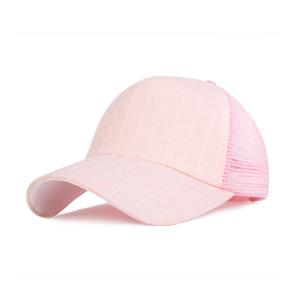 Customized Logo 5 Panel Trucker Cap Mesh Back Adult Size Flat Or Curved Visor