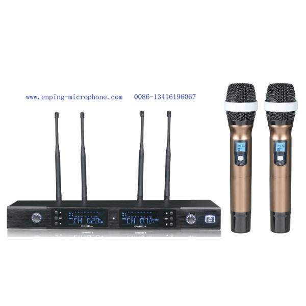 LS-6200 wireless microphone system UHF IR selecta ble frequency PLL AUTOMATIC