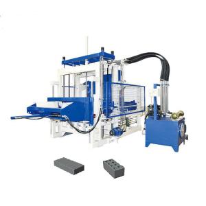 manual interlocking hydraulic brick making machine