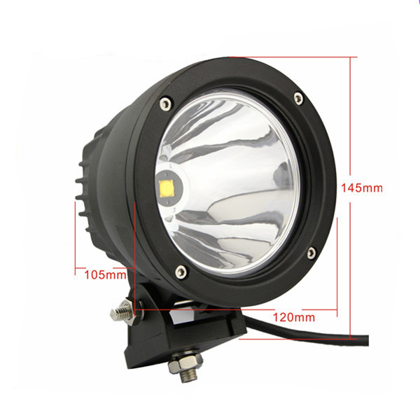25W Cree Spot Beam LED Driving Lights For Auto Parts Cars ATV Spot Beam 120 * 110 Mm